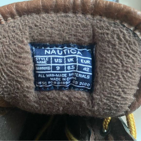 NAUTICA Womens Brown Channing Lace-up Warm Weather Boots Waterproof Size 9 - Picture 8 of 13
